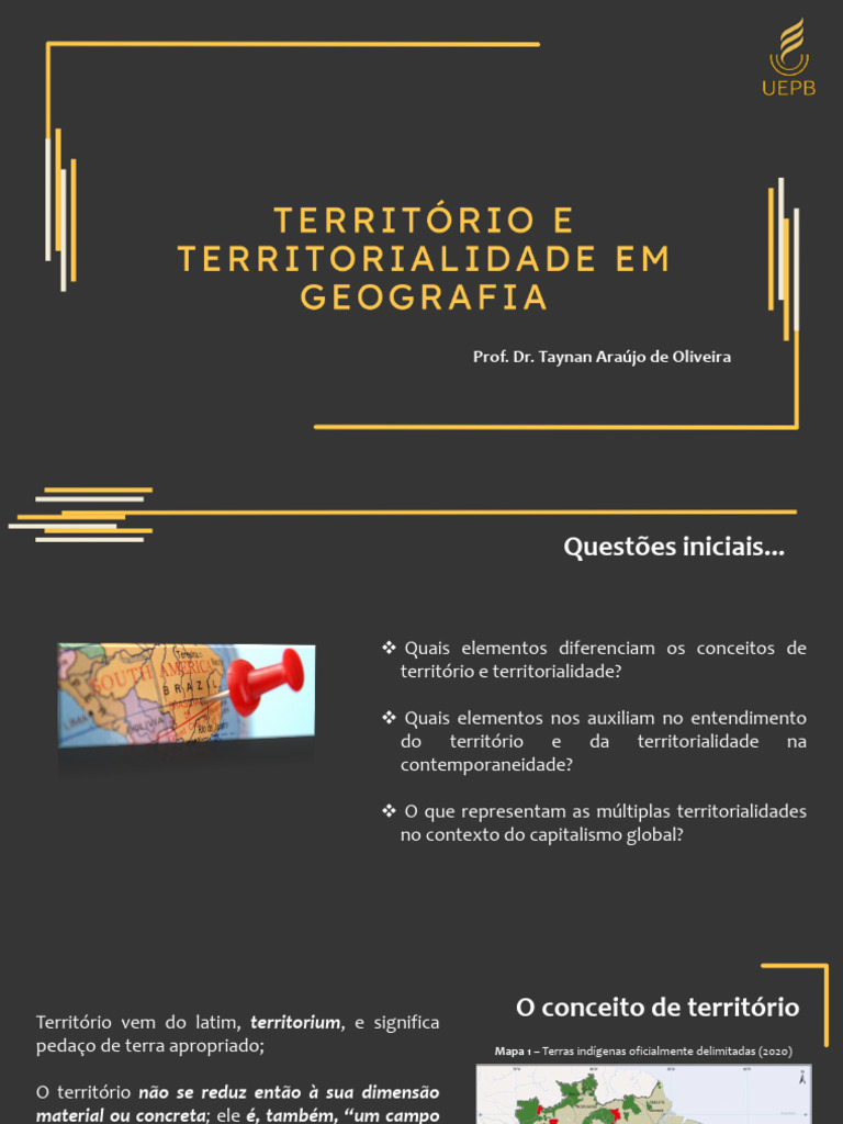 Território e Territorialidade na Contemporaneidade | PDF | Estado ...