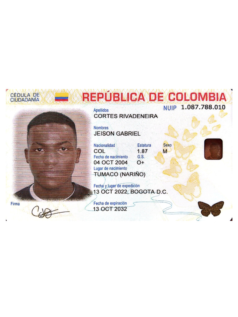 Cedula Personal | PDF