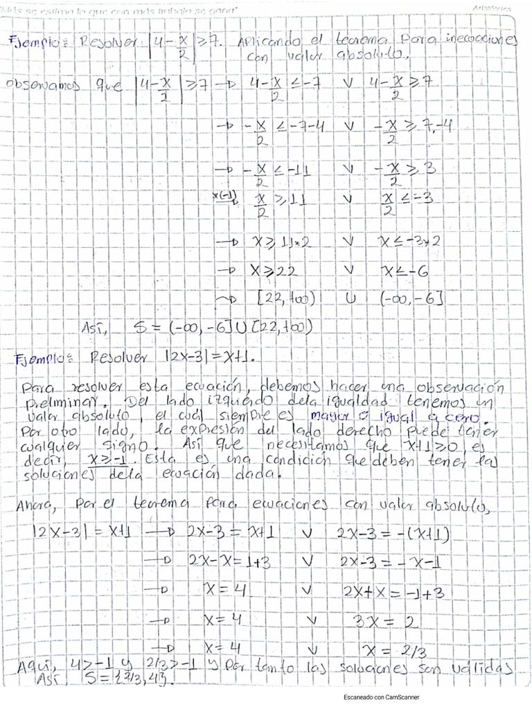 Notas de Matemáticas Generales | PDF