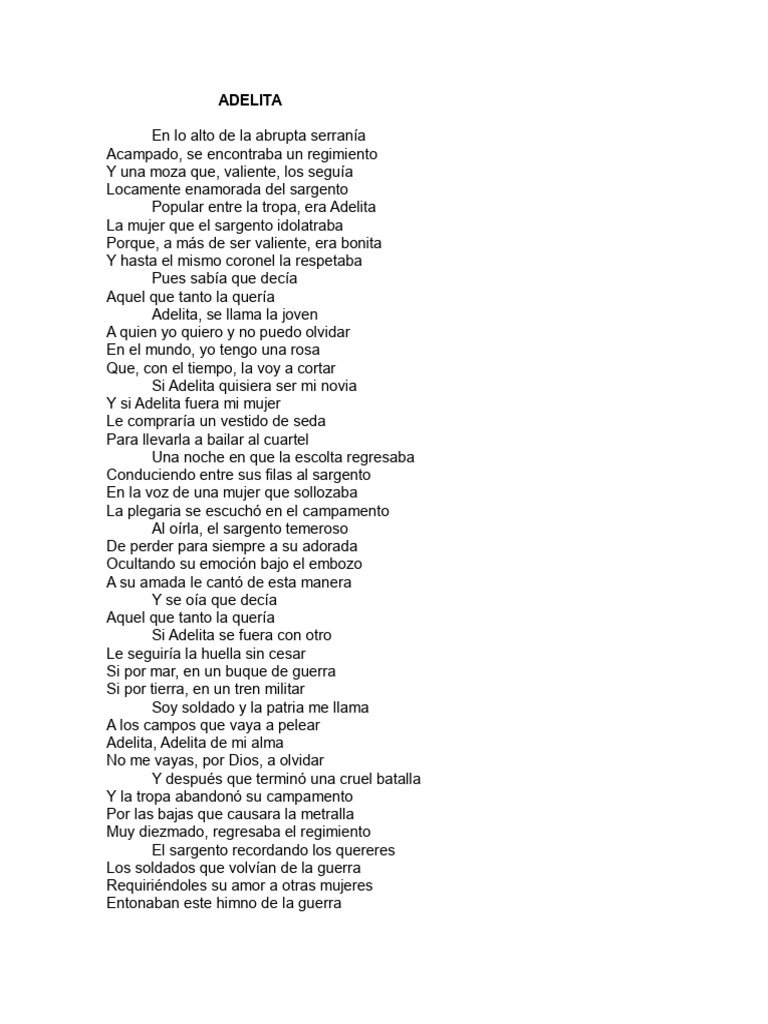 Letra de 