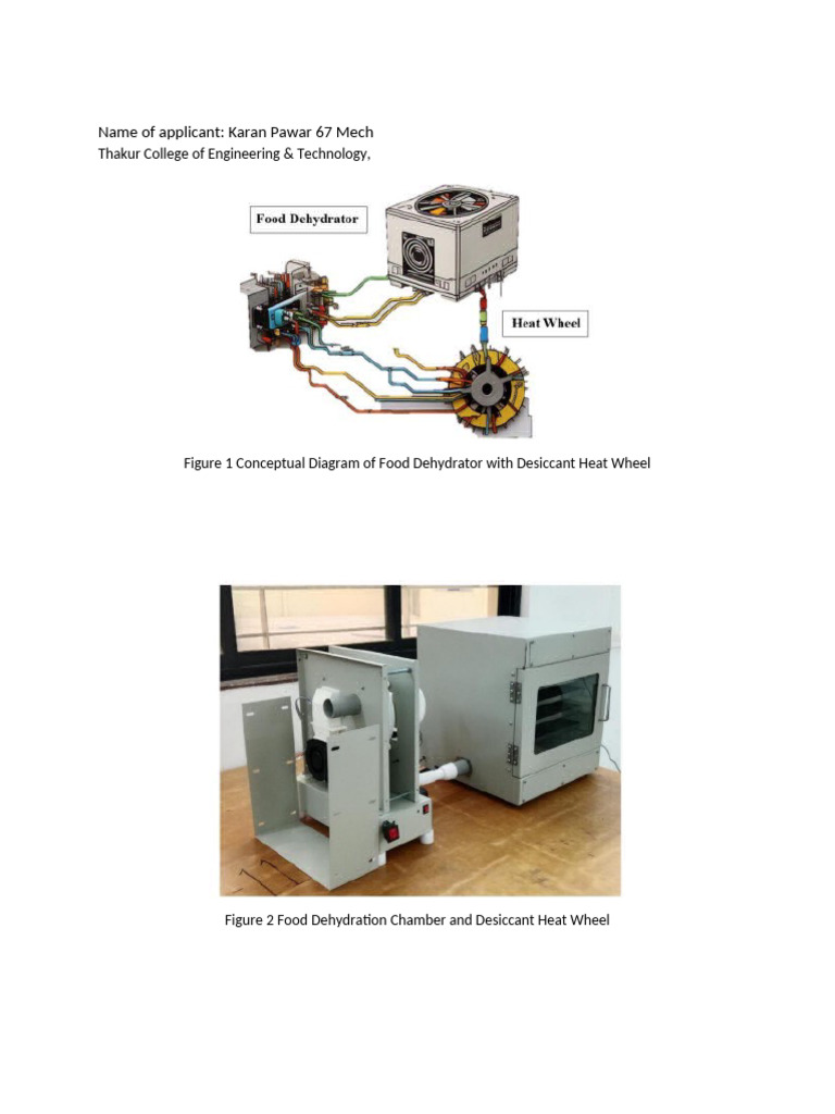 Food Dehydrator Design by Karan Pawar | PDF