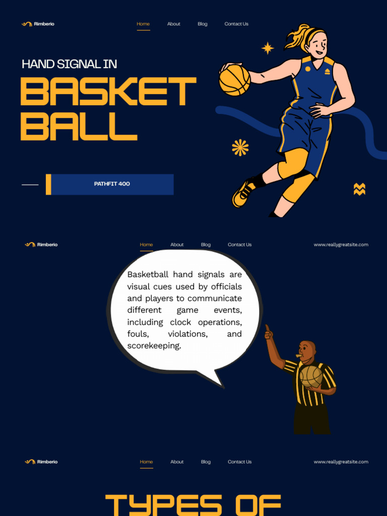 Basketball Hand Signals Explained | PDF | Athletic Sports | Indoor Sports