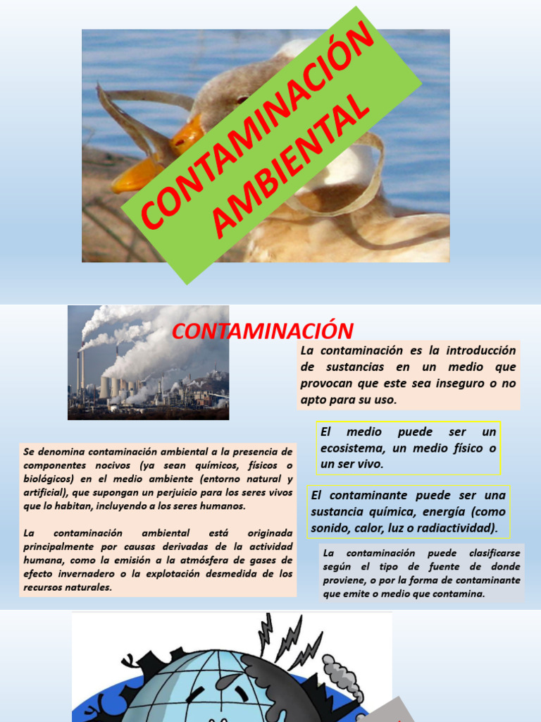 Degradacion Ambiental | PDF | Contaminante | Contaminación