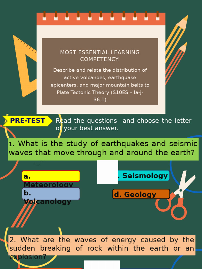 Earthquake Epicenter Triangulation Method | PDF | Seismology | Earthquakes