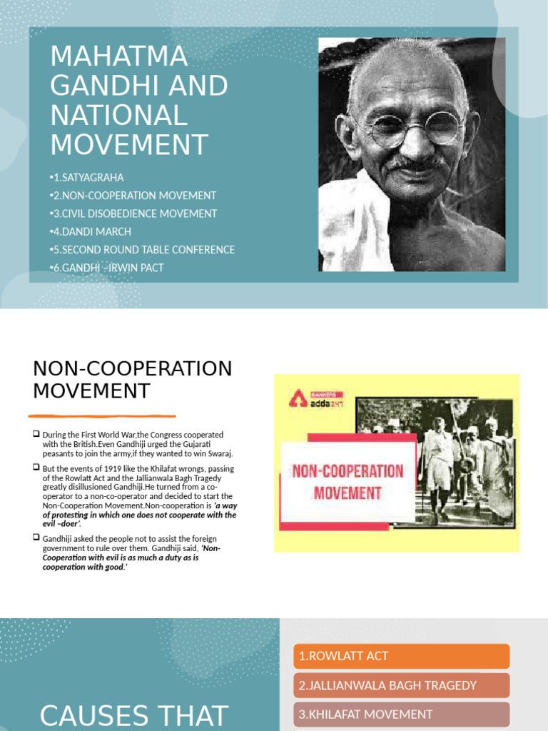 Gandhi's Role in India's Freedom Struggle | PDF | Mahatma Gandhi ...
