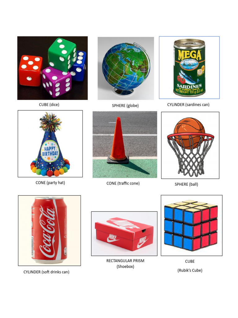 3D Shapes and Their Examples | PDF