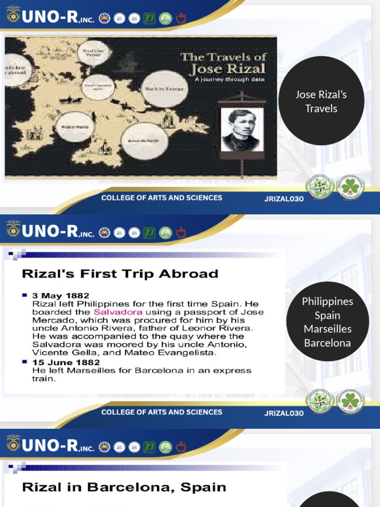 9 New Rizals Travels | PDF