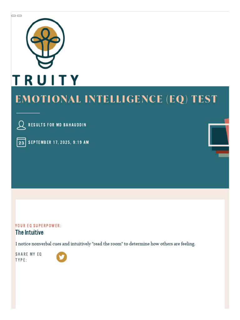Understanding Your EQ Superpower | PDF | Emotional Intelligence ...