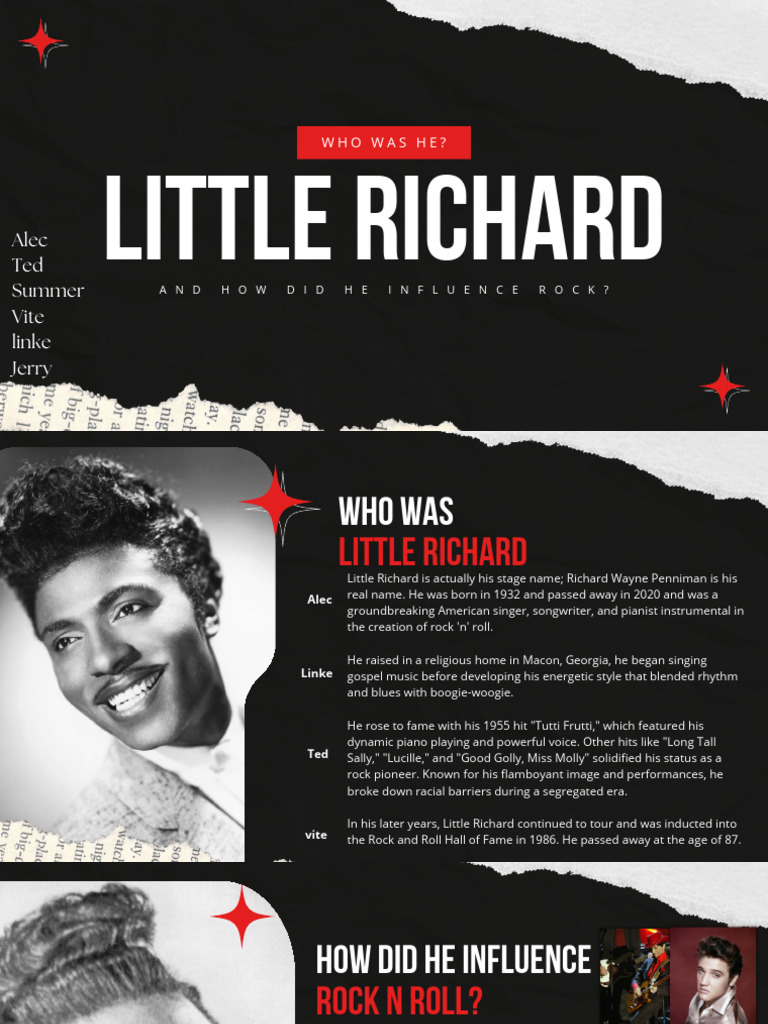 Little Richard: Rock 'n' Roll Pioneer | PDF | Rock And Roll ...