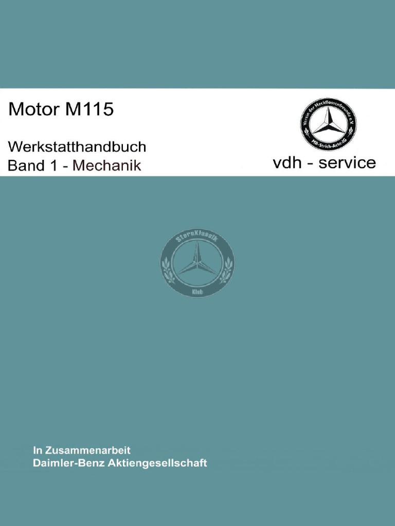 Mercedes m115 Motor A | PDF