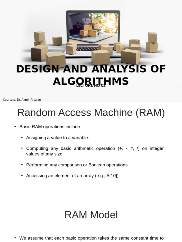 DAA_Lec_02_BSE_IV | PDF | Random Access Memory | Algorithms