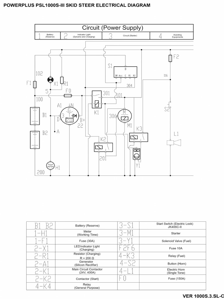 PSL1000S-III Electrical Schematic Diagram - SL-C | PDF