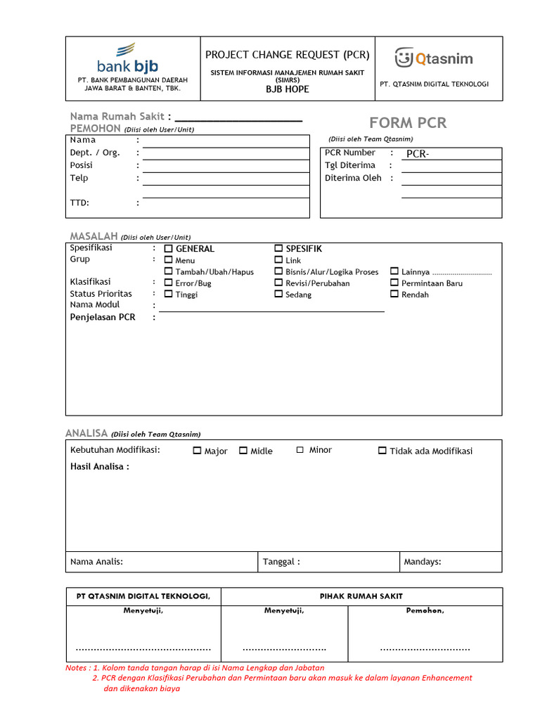 Form PCR Qtasnim | PDF