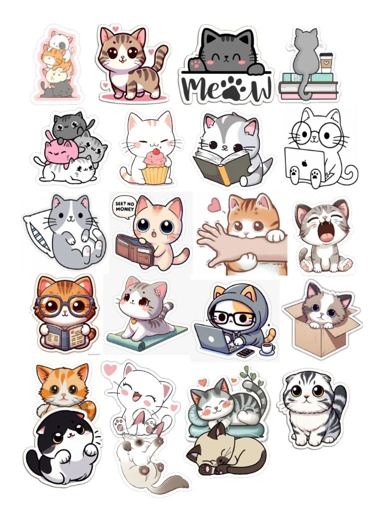 Stikers Gato | PDF