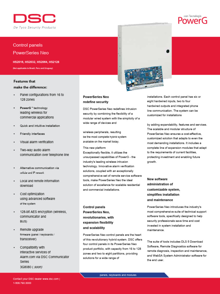 PowerSeries Neo Control Panels Overview | PDF | Computer Keyboard ...
