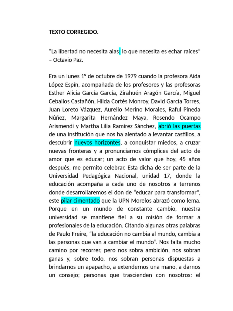 Texto Corregido | PDF