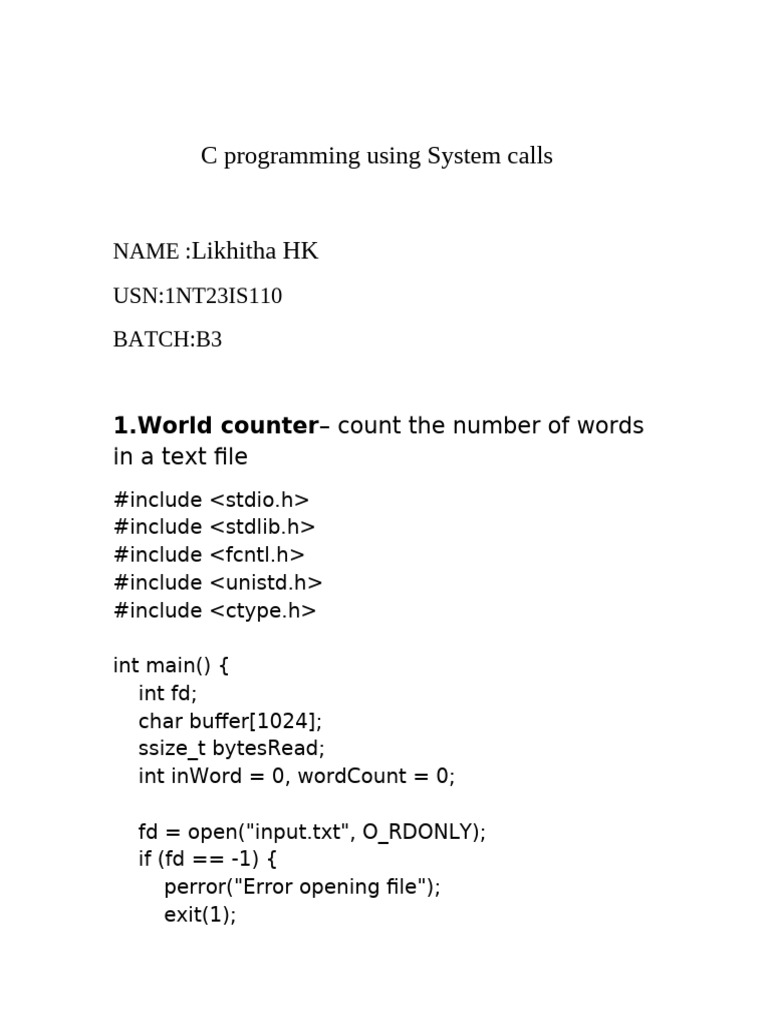1nt23is110 Unix | PDF