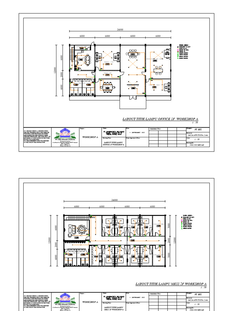 Layout Plans for Workshop A | PDF