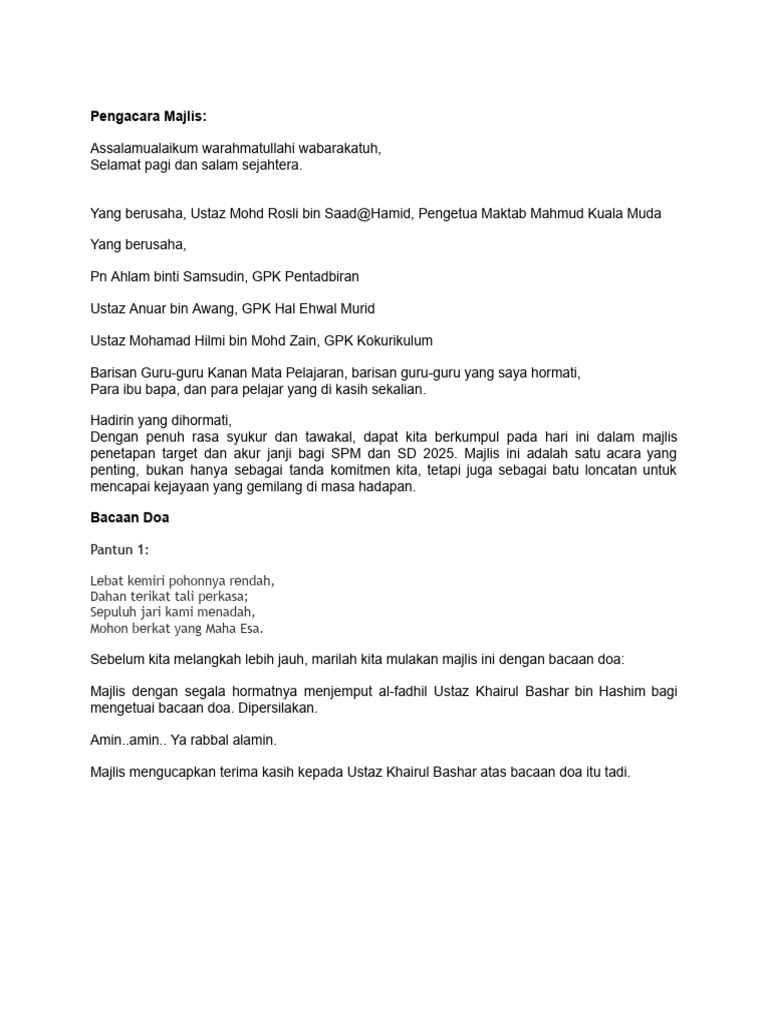 Penetapan Target SPM dan SD 2025 | PDF
