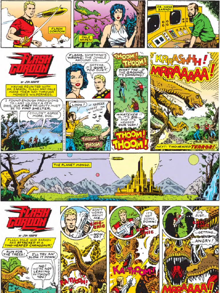Flash Gordon: Battle on Planet Mongo | PDF | American Comic Strips ...
