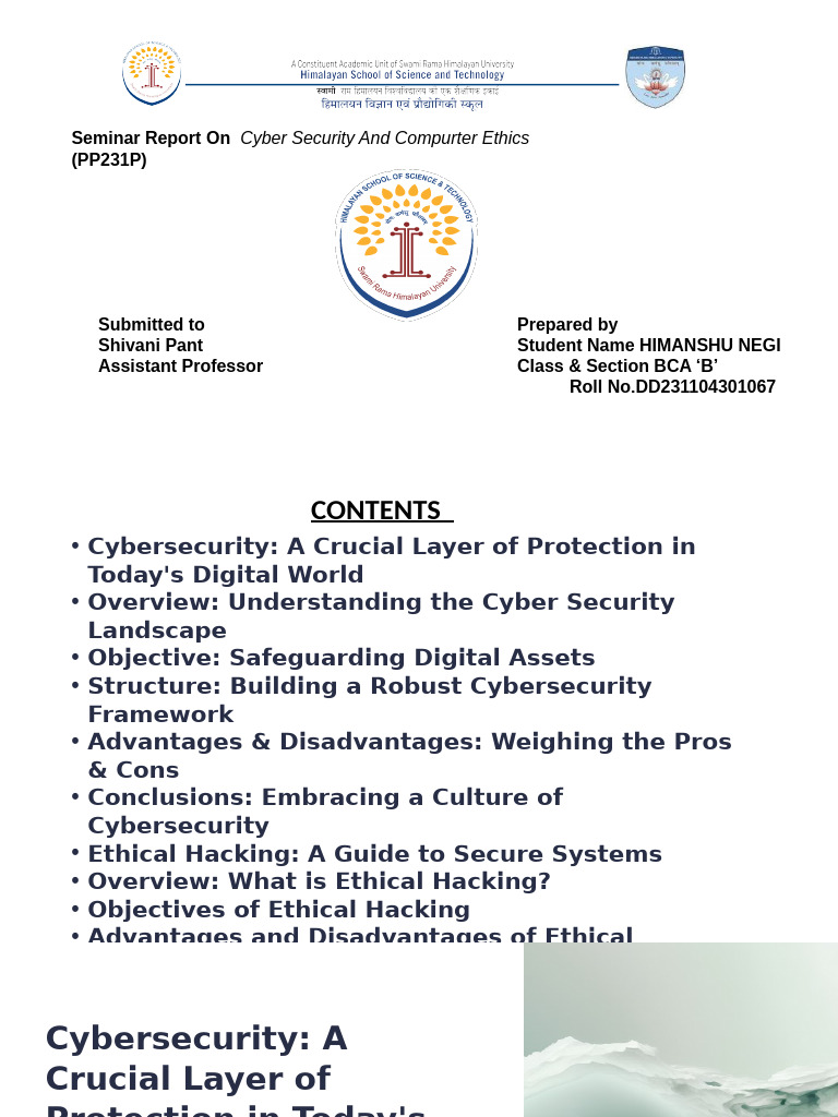 Cybersecurity A Crucial Layer of Protection in Todays Digital World ...