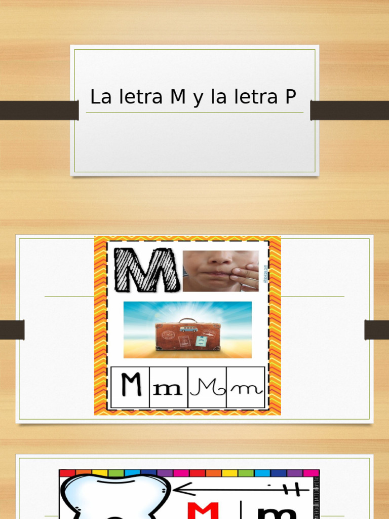 Oraciones con P y M para leer | PDF