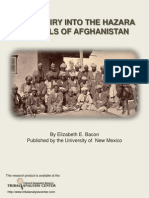 Hazara Mongols of Afghanistan