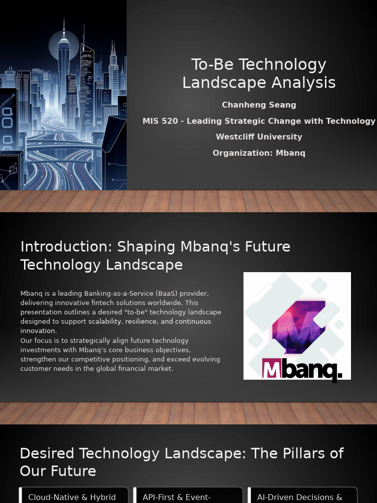 Mbanq's Future Technology Landscape Analysis | PDF | Artificial ...