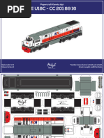 (Halzet) Papercraft Rel Dan Peron Kereta | PDF