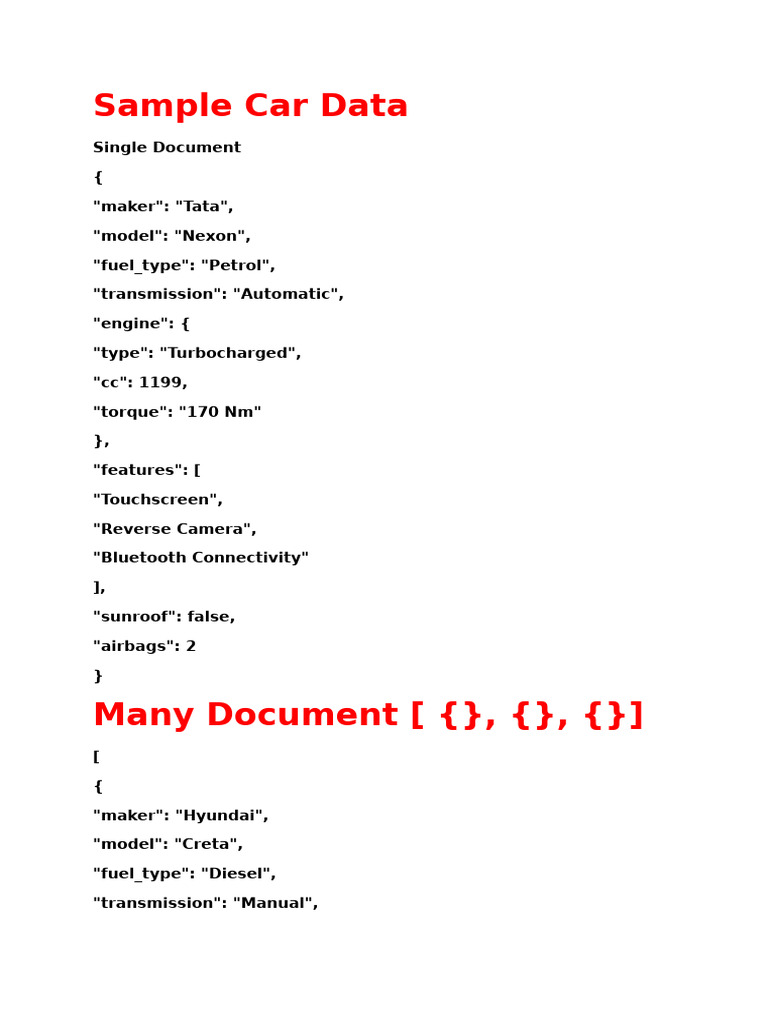 Comprehensive Car Data Overview | PDF | Automotive Technologies | Land ...