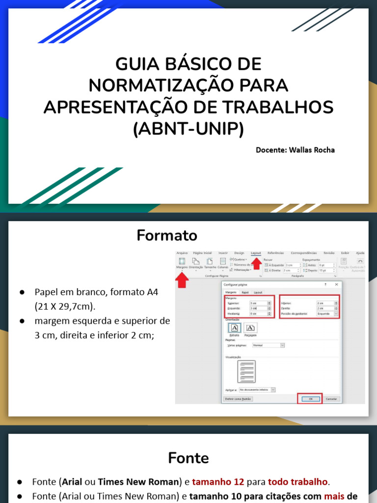 Normas ABNT para Trabalhos Acadêmicos | PDF