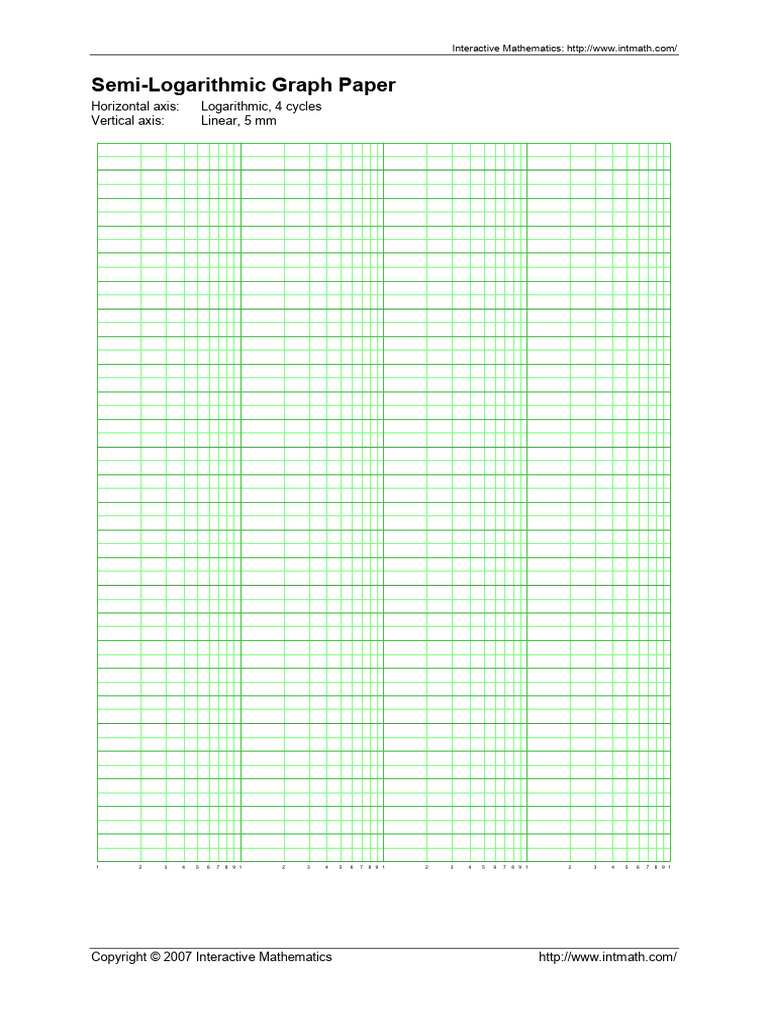 Semi Logarithmic Horilog | PDF