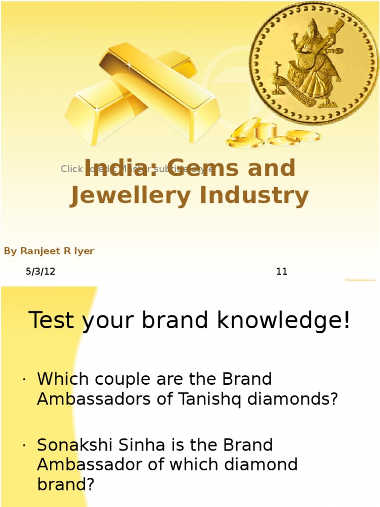 An Analysis of the Gems & Jewellery Industry in India  Jewellery  Diamond