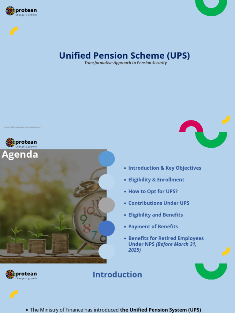 Unified Pension Scheme Overview and Benefits | PDF | Pension | Retirement