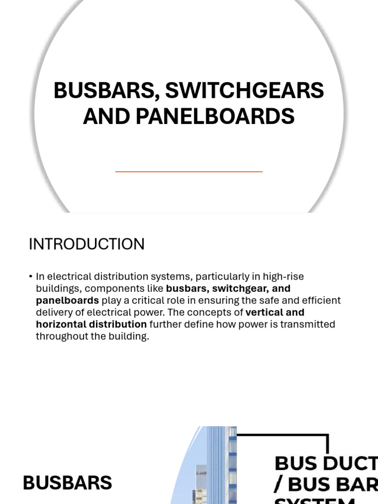 Busbars, Switchgears, and Panelboards Guide | PDF | Fuse (Electrical ...