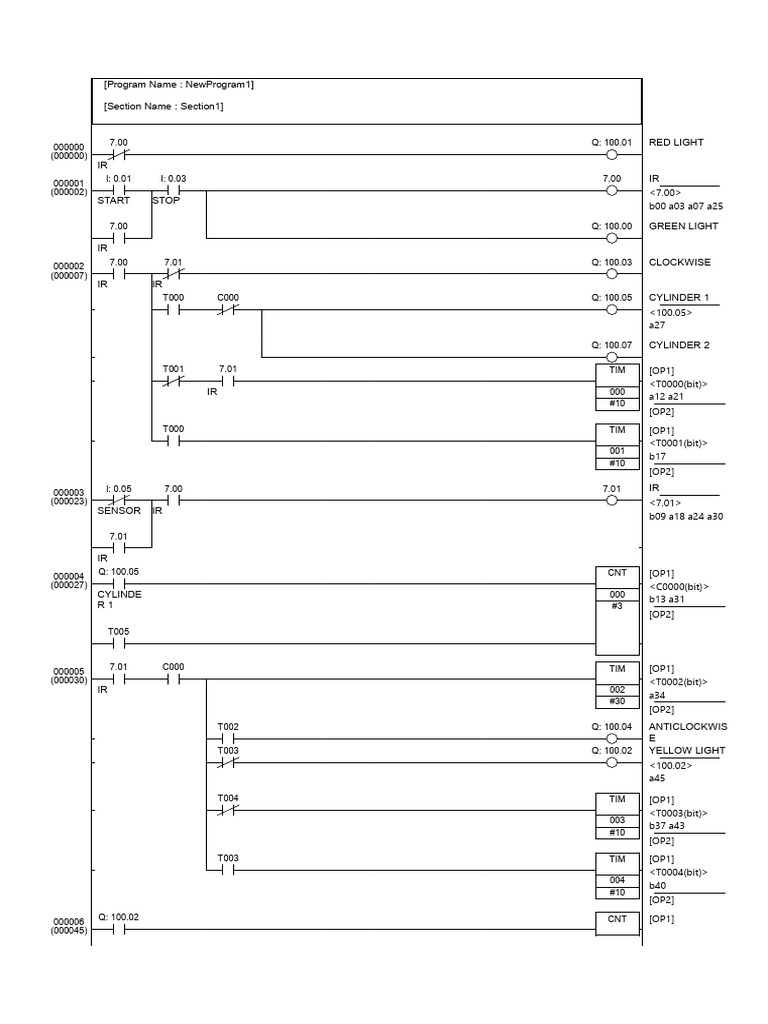 NewProgram1: Light Control Logic | PDF