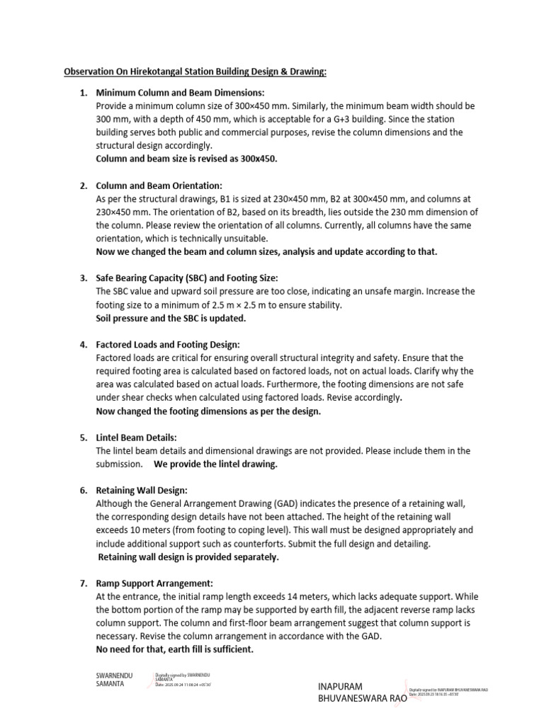 Observations and Comments by TL | PDF | Column | Civil Engineering