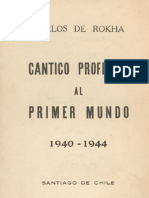 Carlos de Rokha - Cántico profético al primer mundo