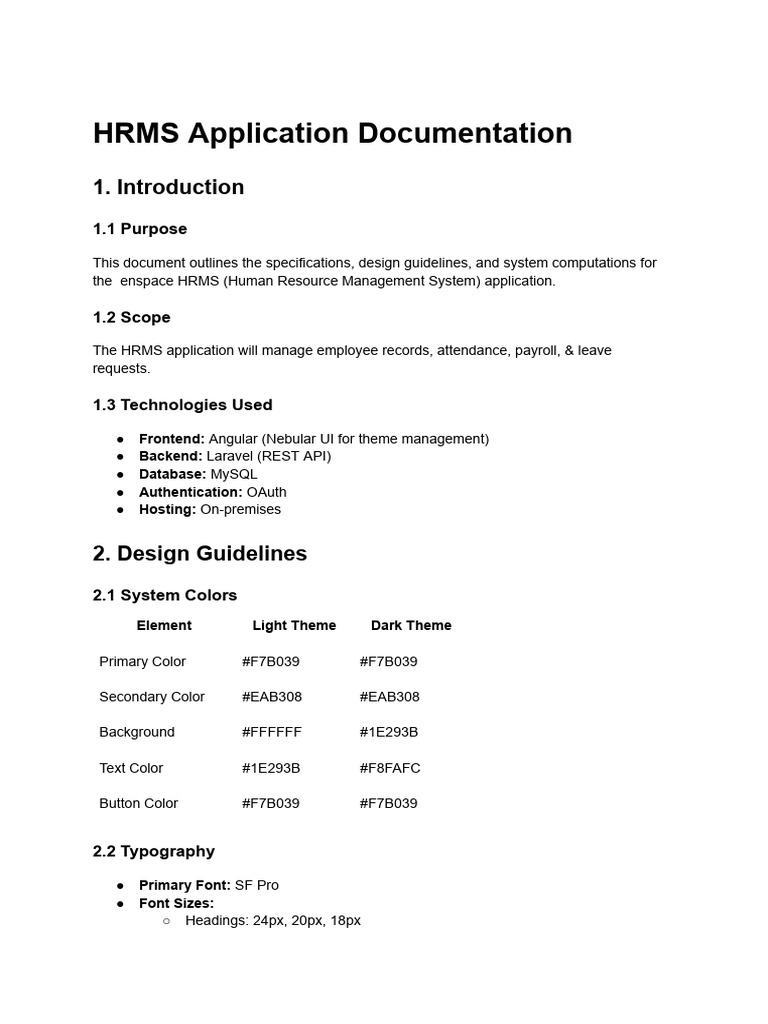 HRMS Laravel 11 Documentation Guide | PDF | Computing | Information ...