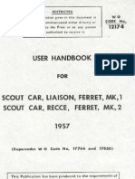 Ferret - UK Army Scout Car Ferret MK1 MK-2 - 1957