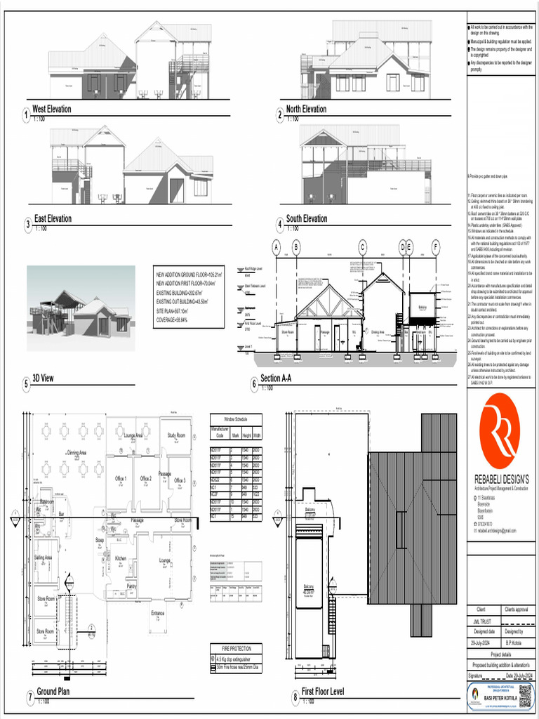 Proposed Building Addition Plans | PDF | Building Engineering ...