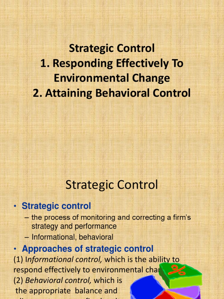 Effective Responses to Environmental Change | PDF | Business
