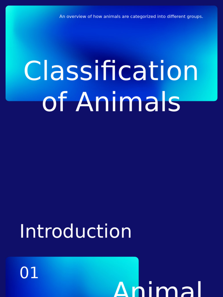 Animal Classification Overview | PDF | Invertebrate | Thermoregulation