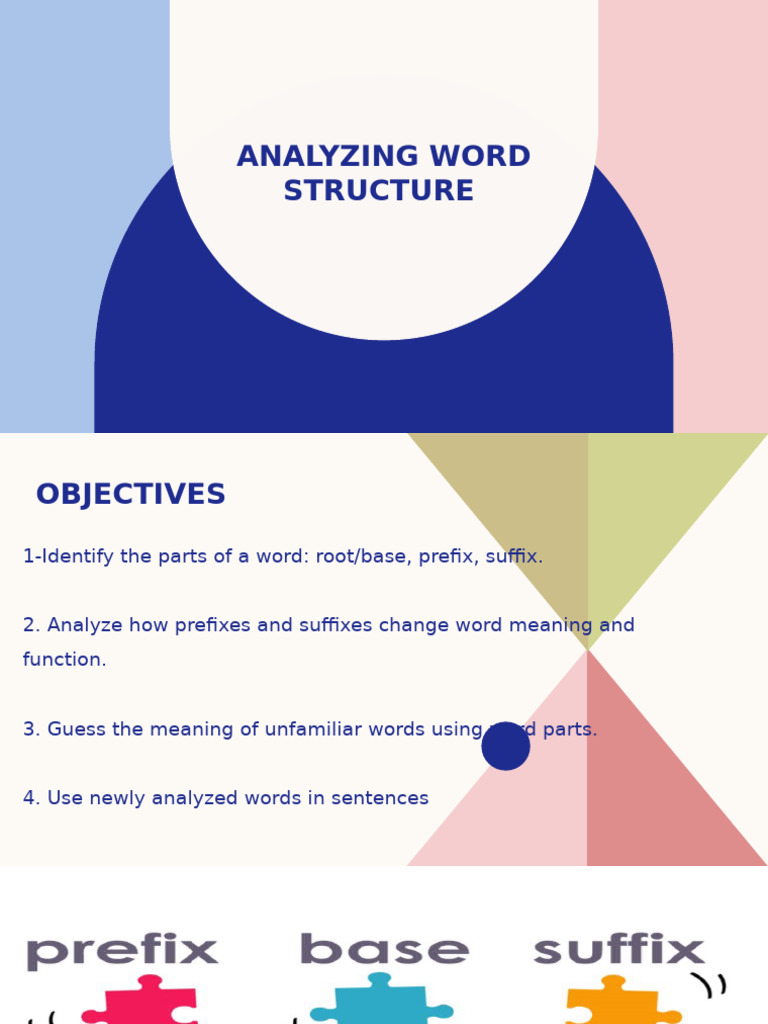 Understanding Word Structure and Parts | PDF | Word | Verb