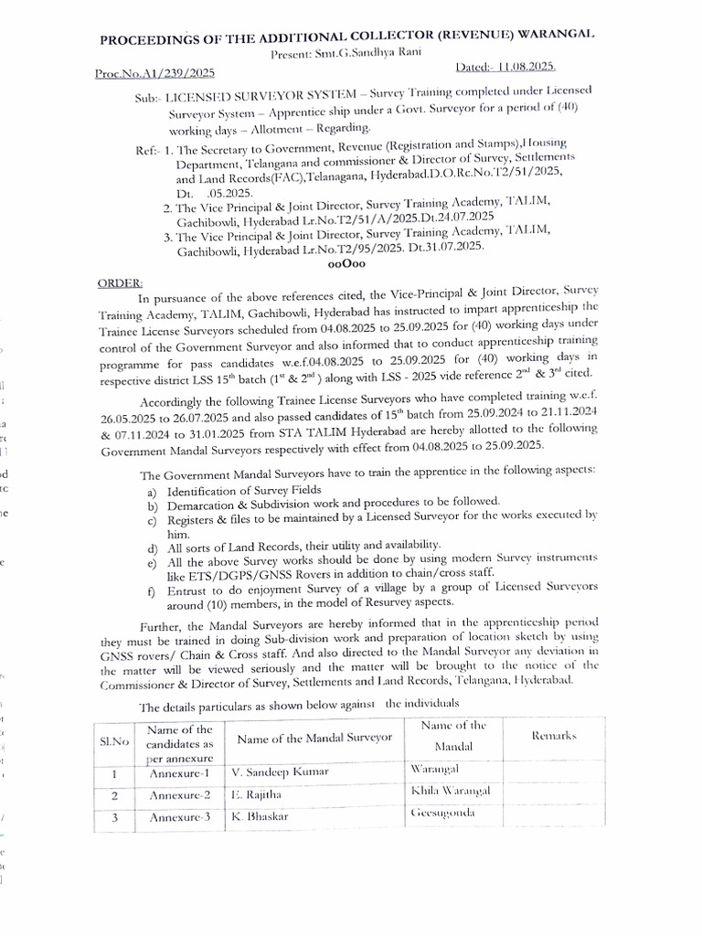LSS Apprenticeship Training Order | PDF | Vocational Education ...