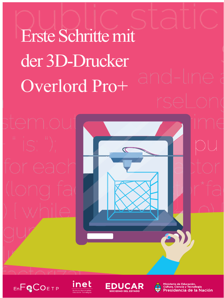 Erste Schritte Mit Dem 3D-Drucker Overlord Pro | PDF