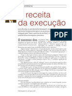 A Receita Da Execucao