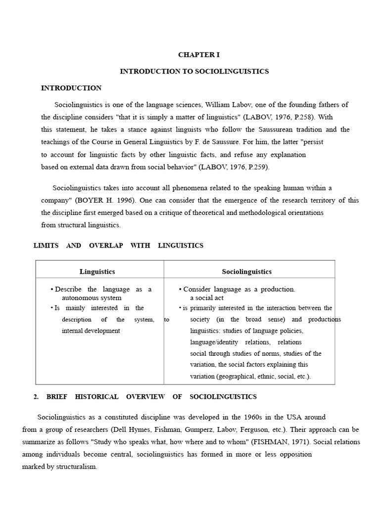 Course 01 - Sociolinguistics | PDF | Sociolinguistics | Linguistics