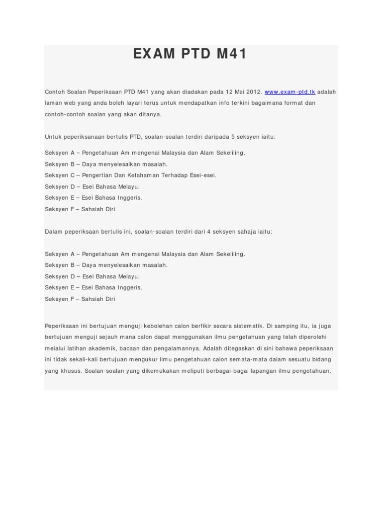 Exam PTD | PDF