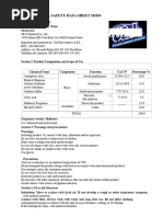 Mobil Delvac MX 15W-40 Safety Data Sheet | PDF | Waste | Toxicity